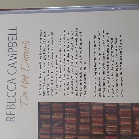 Pomegranate puzzle 1000 piece Do Not Disturb - Picture 5 of 5